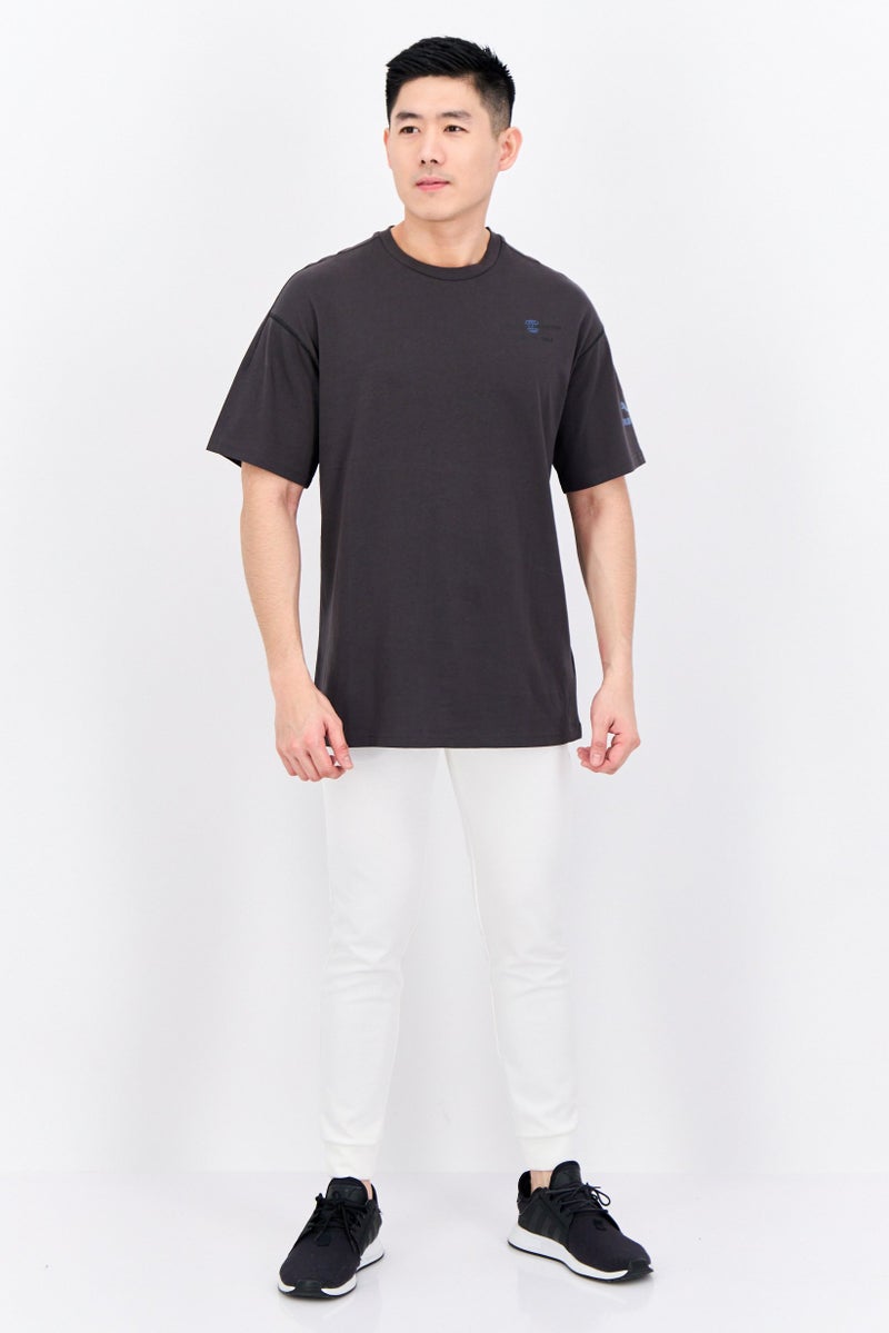 PUMA Men Oversized Fit Short Sleeve Training T shirt, Grey Combo - Image 4